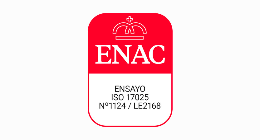 Certificados con el sello Enac ISO 17025