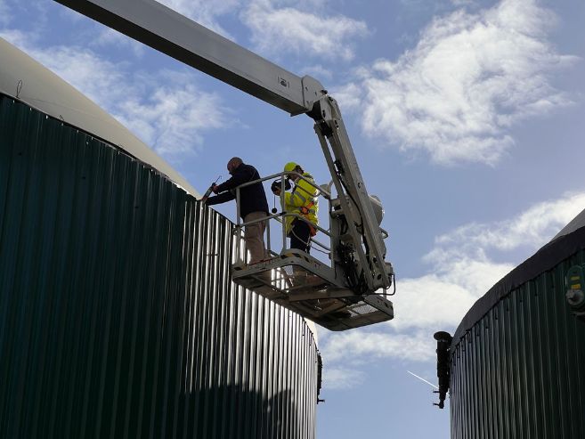 Detección y cuantificación de emisiones fugitivas de metano en una planta de biometano