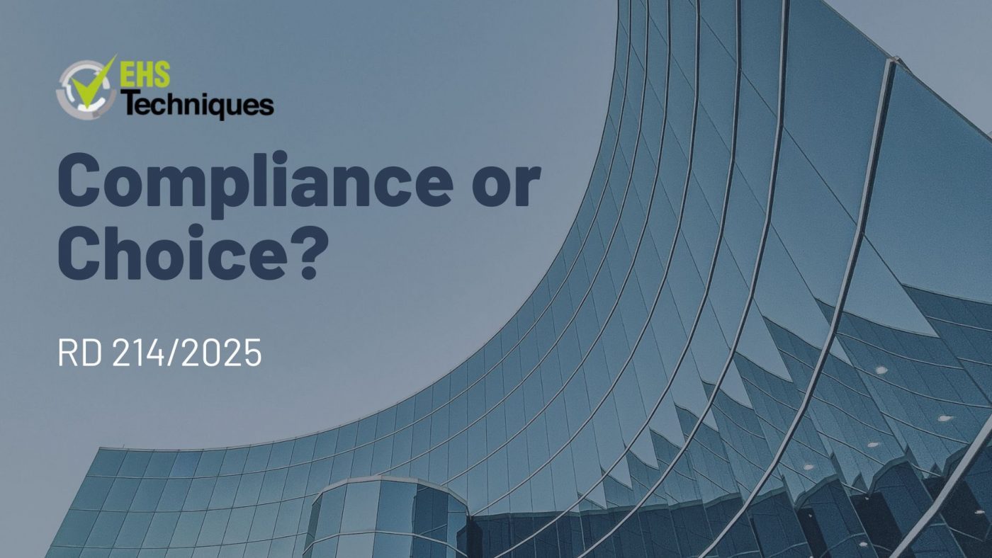 Infographic about RD 214/2025 mandatory carbon footprint requirements for companies in Spain