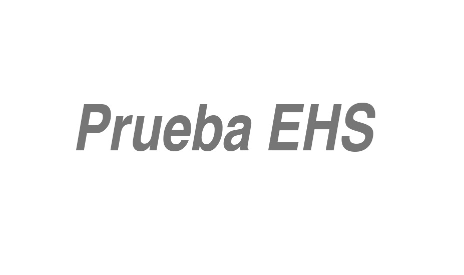 Esto es una entrada EHS para la consultora de medioambiente